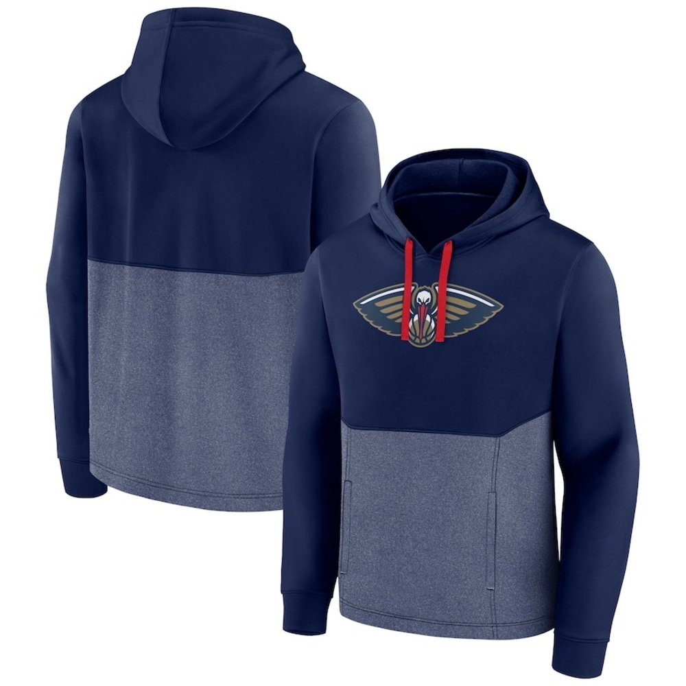 NWT New Orleans Pelicans Fanatics Winter Camp Pullover Hoodie - Navy‎ Size XL